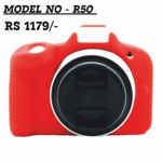 Buy Silicone Cover Red R50 Camera Case for protection, priced at RS 1179.