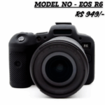 Canon EOS R6 protective camera body case in black, priced at 949 Rupees.