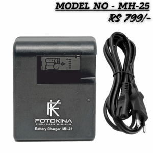 FOTOKINA MH-25 Digital Camera Battery Charger and Power Cord for Nikon EN-EL15, priced at ₹799.