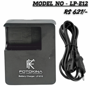 FOTOKINA LP-E12 Battery Charger with AC Power Cord.