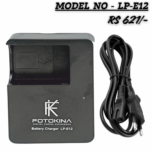 FOTOKINA LP-E12 Battery Charger with AC Power Cord.